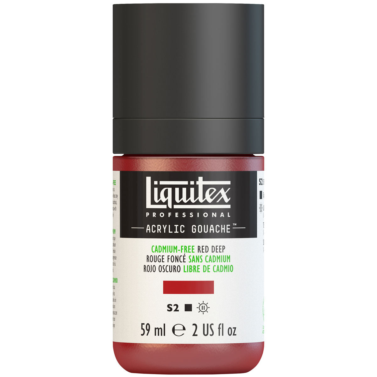 Liquitex-Gouache Acrylique 59ml S2-Sans Cadimum Rouge Foncé