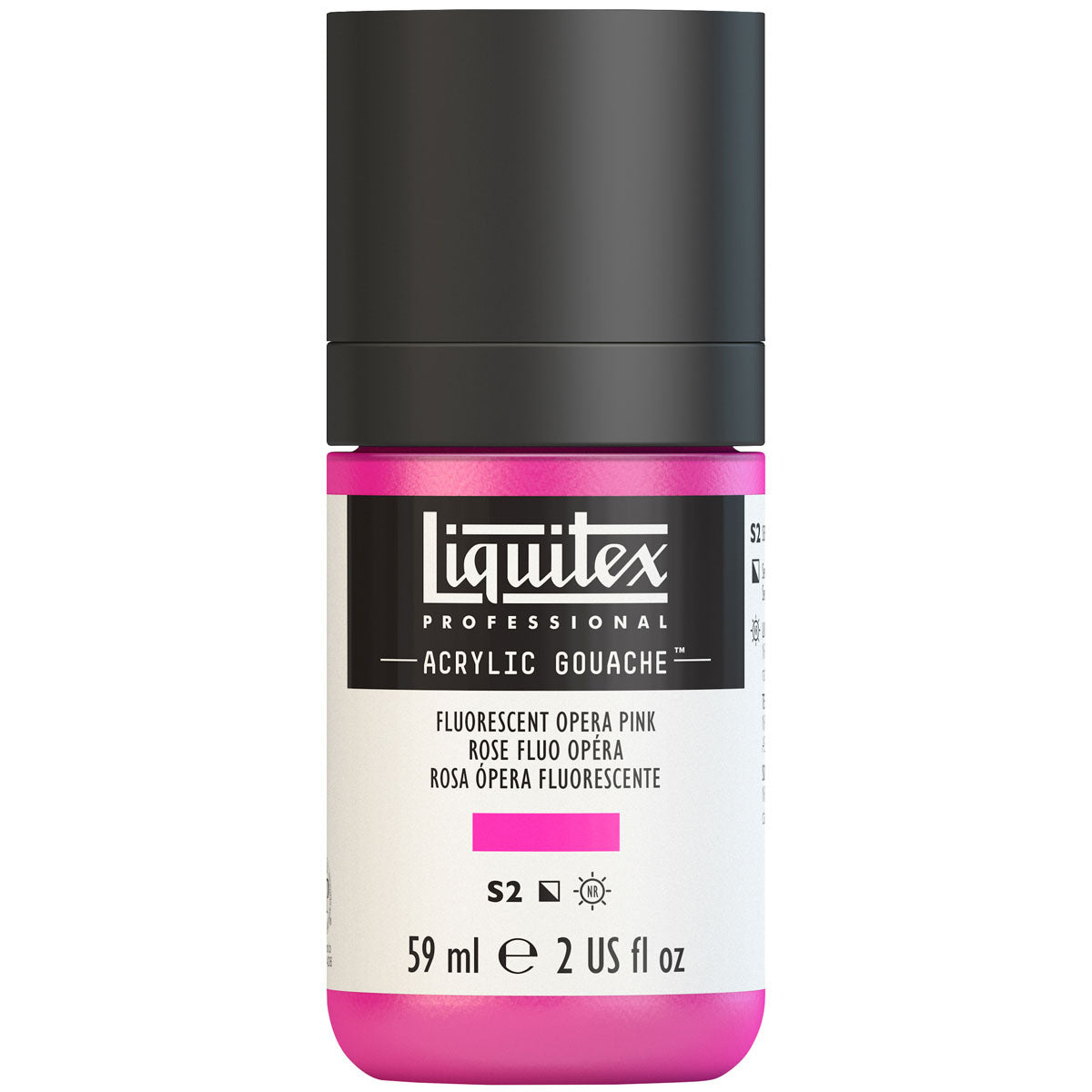 Liquitex - Acrylic Gouache 59ml S2 - Fluorescent Opera Pink
