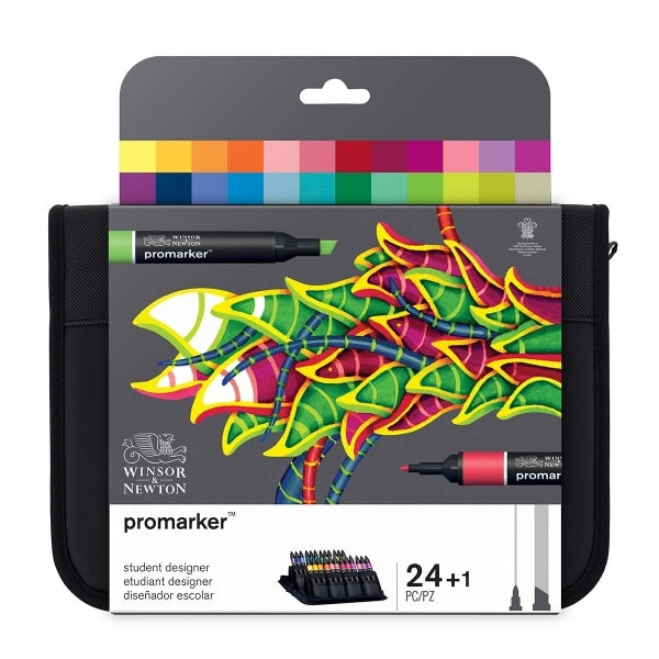 Winsor & Newton - Set di portafoglio per studenti Promarker 24