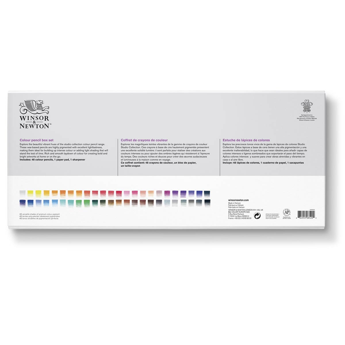 Set di 48 matite a colori della collezione Winsor Newton - Studio