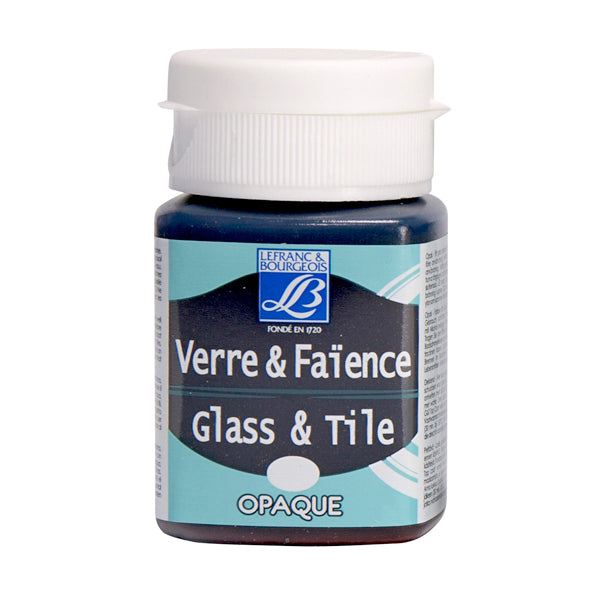 Lefranc & Bourgeois - 50 ml ondoorzichtige blauwgrijs - L & B Glass & Tile Paint