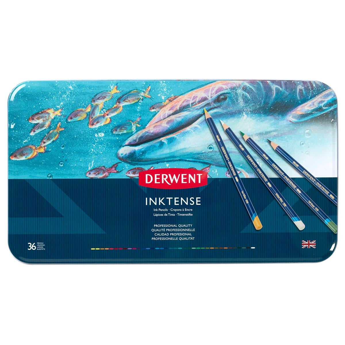 Derwent - Inktense Bleistift - 36 Zinn