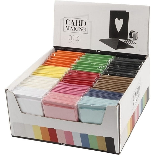 Creëer Craft - Cards & Envelopes - A6 12 10Packs Everyday Colors