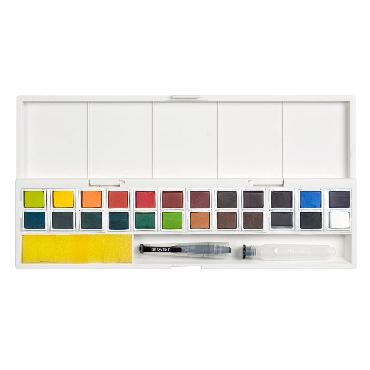 Derwent - Inktense -Farbe 24 -fache Pan Set Studio Set