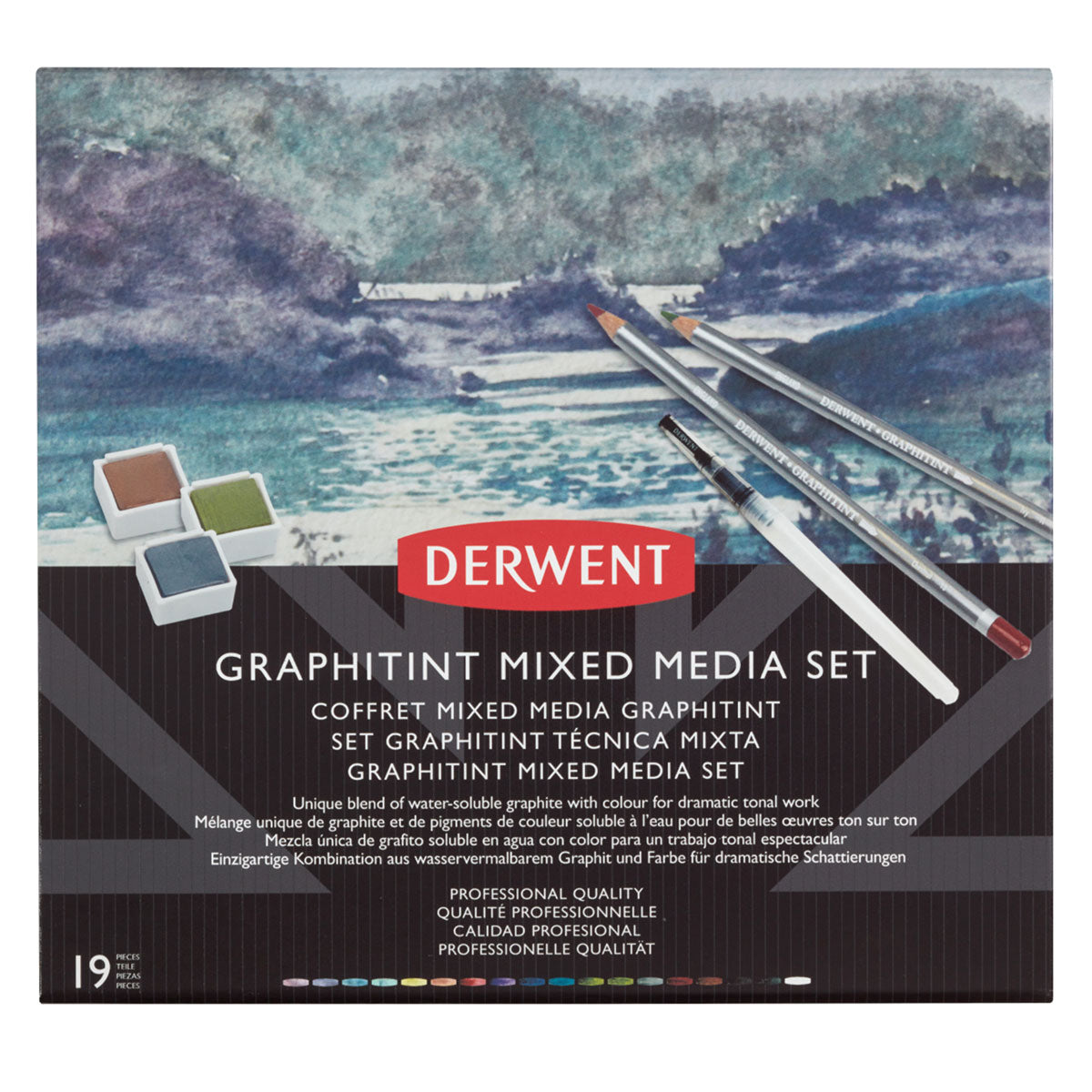 Derwent - Graphit int Mixed Media-Skizzenset