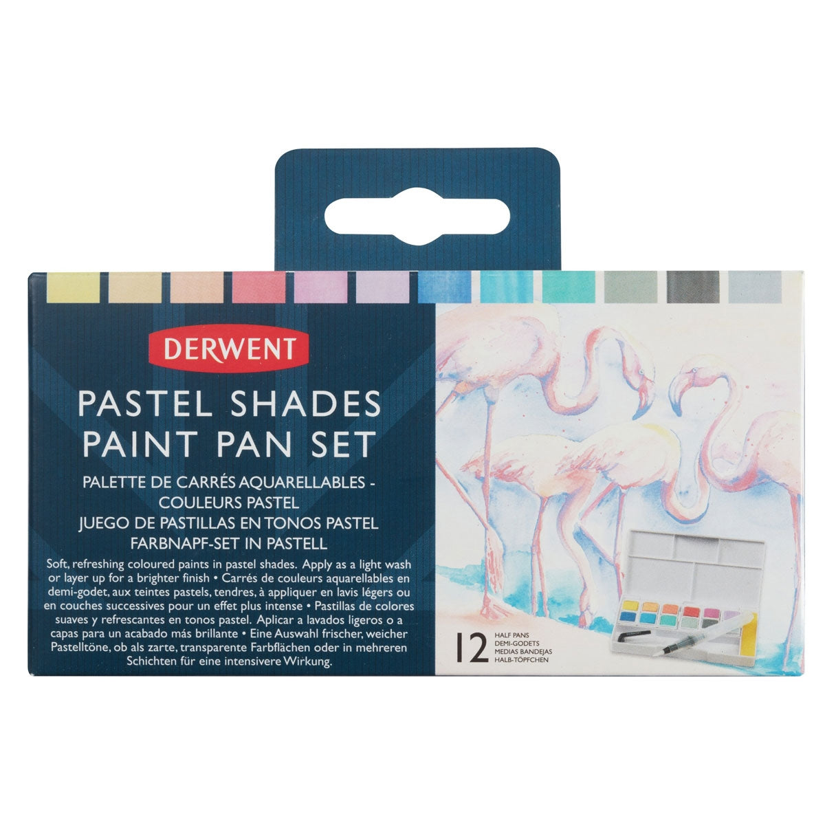 Derwent-Aquarelle Pastel Shades Paint Pan Set