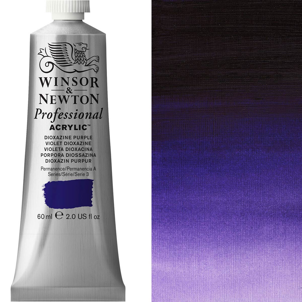 Winsor and Newton - Professional Artists' Acrylic Colour - 60ml - Dioxazine Purple
