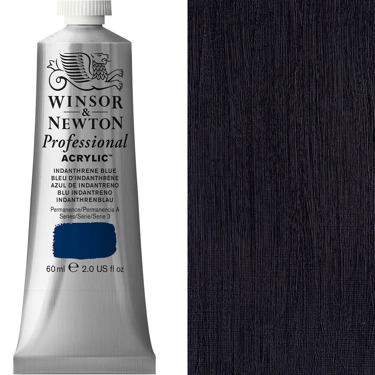 Winsor und Newton - Acrylfarbe der professionellen Künstler - 60 ml - Indanthrenblau