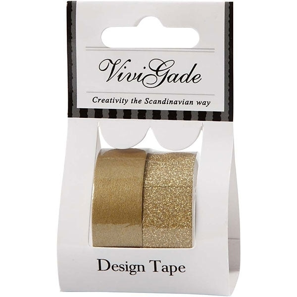 Créer Craft - Washi Tape - Gold 2pack