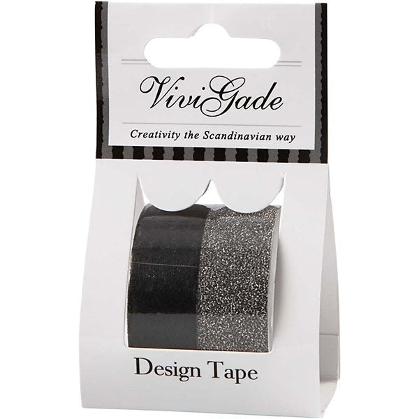 Créer Craft - Washi Tape - Black 2pack