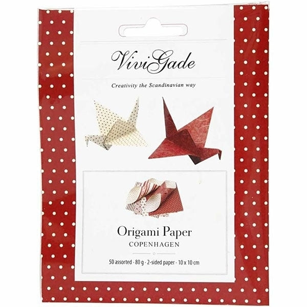 Origami -Papier 10CM 50 -Blatt -Kopenhagen