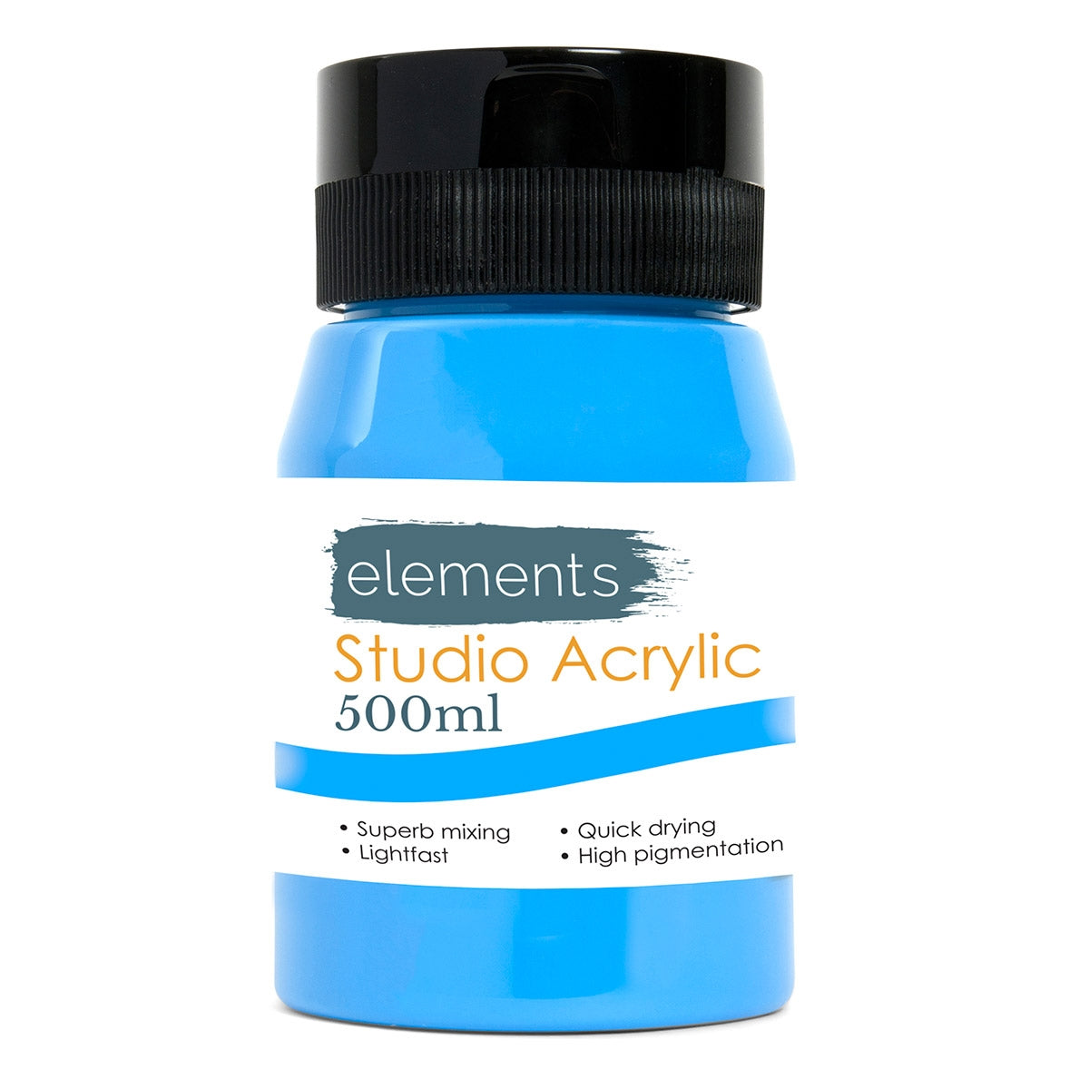 Elementi 500 ml di tonalità blu ceruleo acrilica