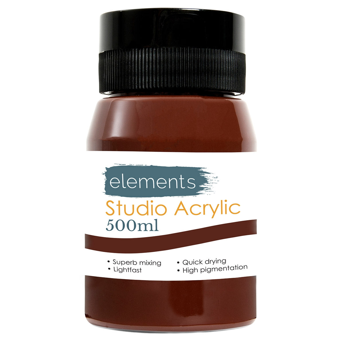 Elemente 500 ml Acrylgebrannte Umber
