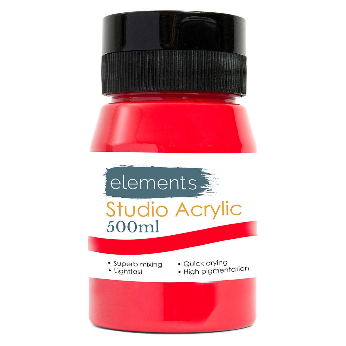 Elements 500ml Acrylic Crimson