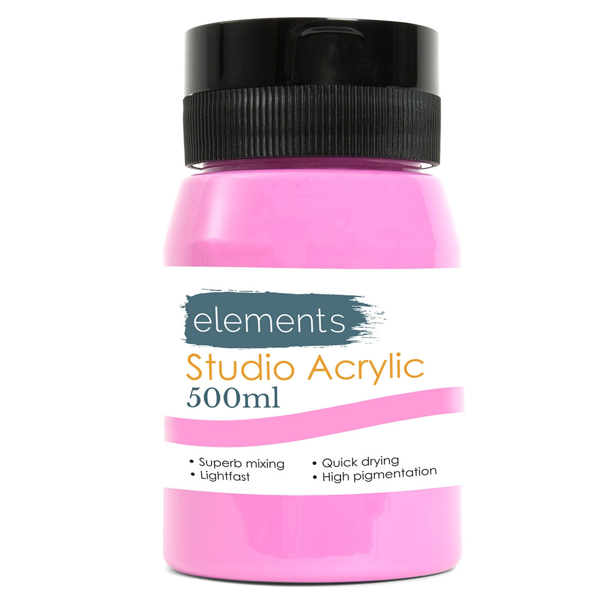Elementi 500 ml di rosa acrilico