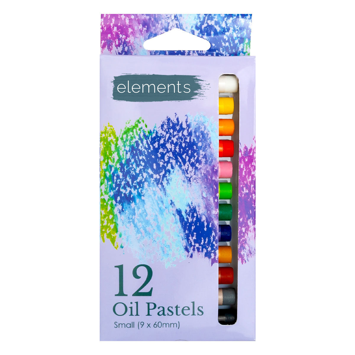 Elements Slim Pastels à l’huile 12 Pack