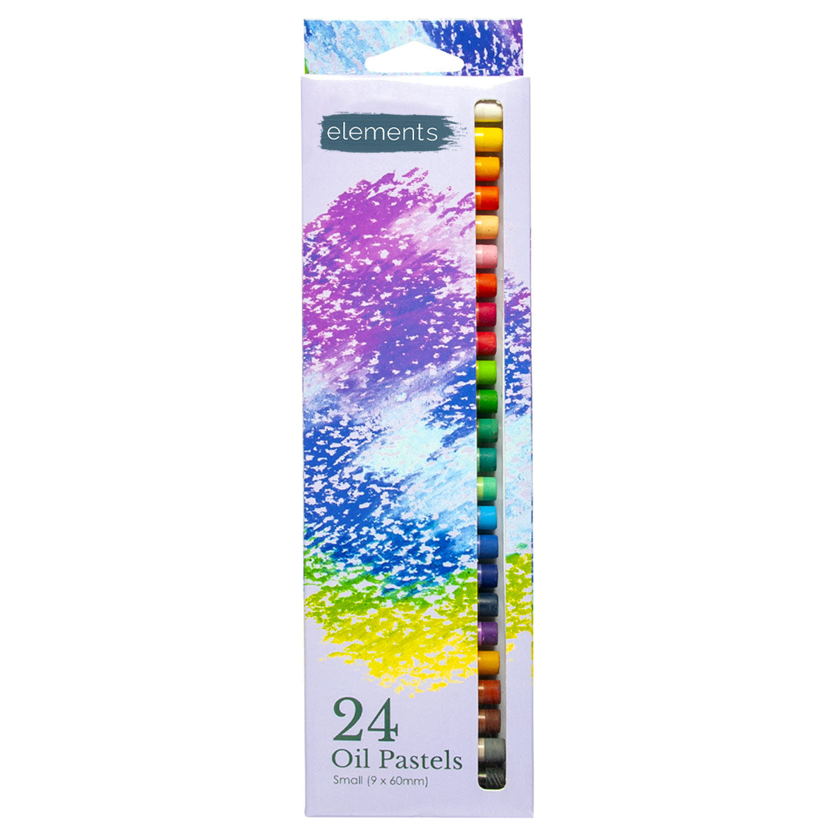 Elementen slanke olie pastels 24 pack