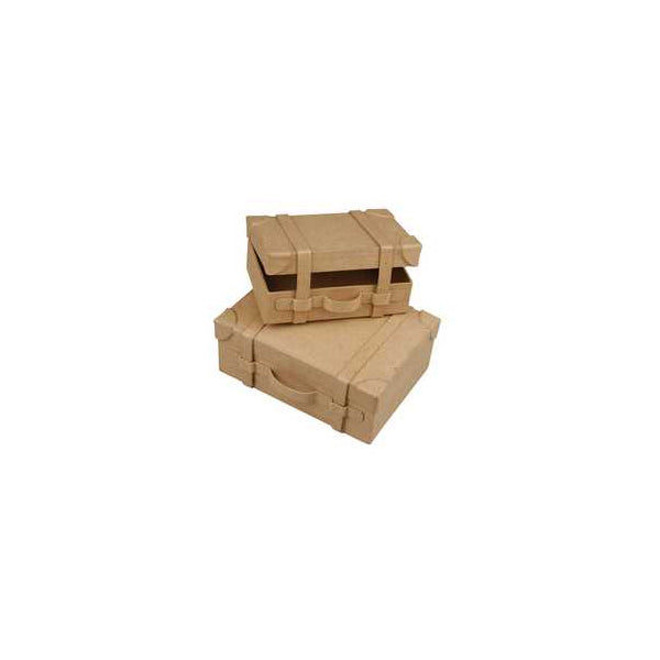 Crea artigianato - mini valigie 4.5x11x7,5 cm 2 assortite