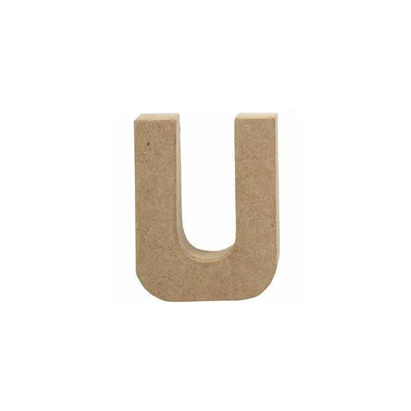 Creëer Craft - Letter - Small - 10 cm - U - 1 -stukje