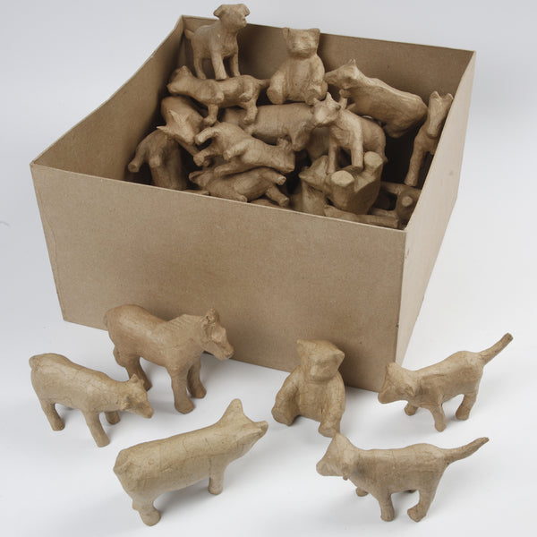 Create Craft - Small animals -8-12 cm -0 -60 assorted