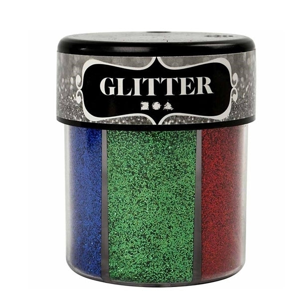 Glitter - diverse 6x30g helder