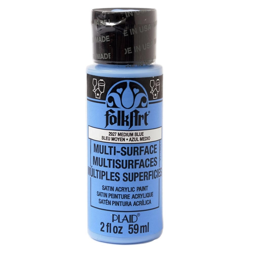 Folkart - Multi -Surface Acryl Paint - 2oz - Medium Blauw