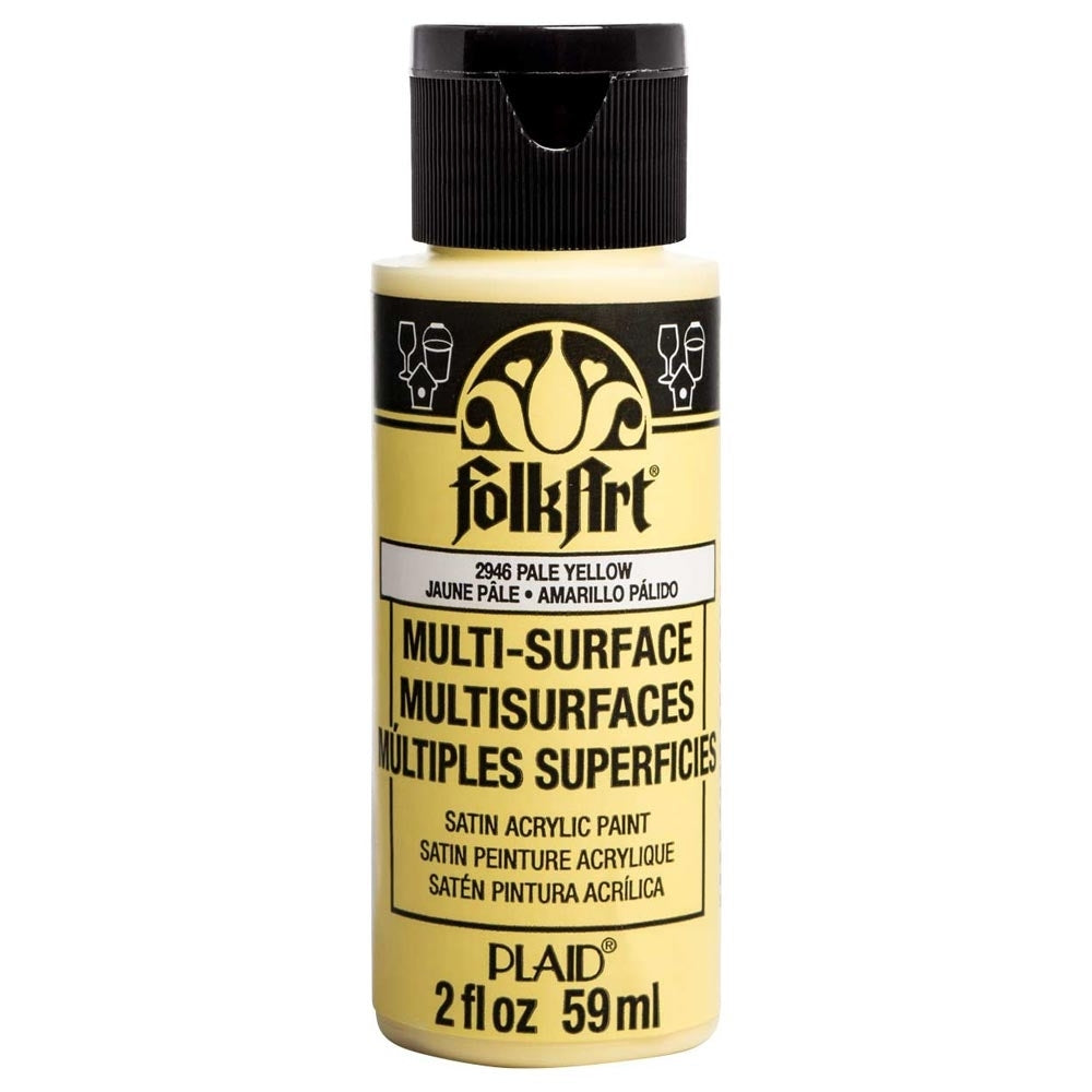 FolkArt - Multi-Surface Acrylic Paint - 2oz - Pale Yellow