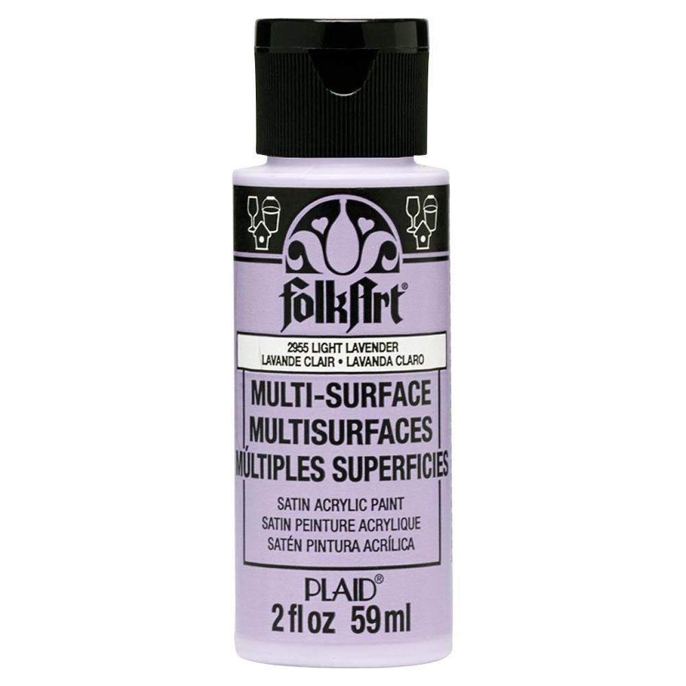 Folkart - Multi -Surface Acryl Paint - 2oz - Light Lavender