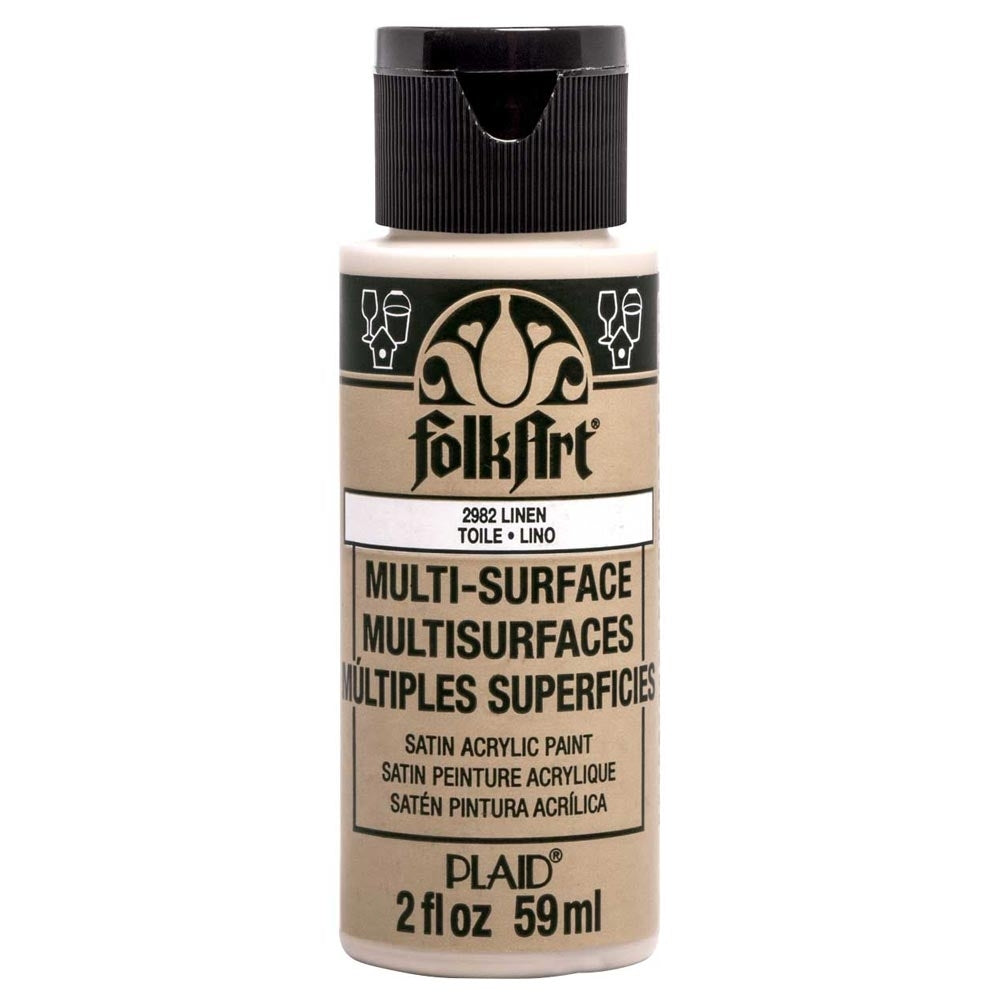 FolkArt - Multi-Surface Acrylic Paint - 2oz - Linen