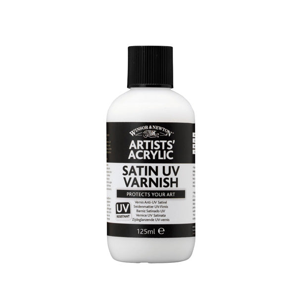 Winsor en Newton - Acryl Satin UV Varnish - 125 ml van de kunstenaars