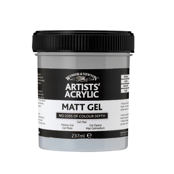 Winsor and Newton - Artists' Acrylic Matt Gel - - 237ml