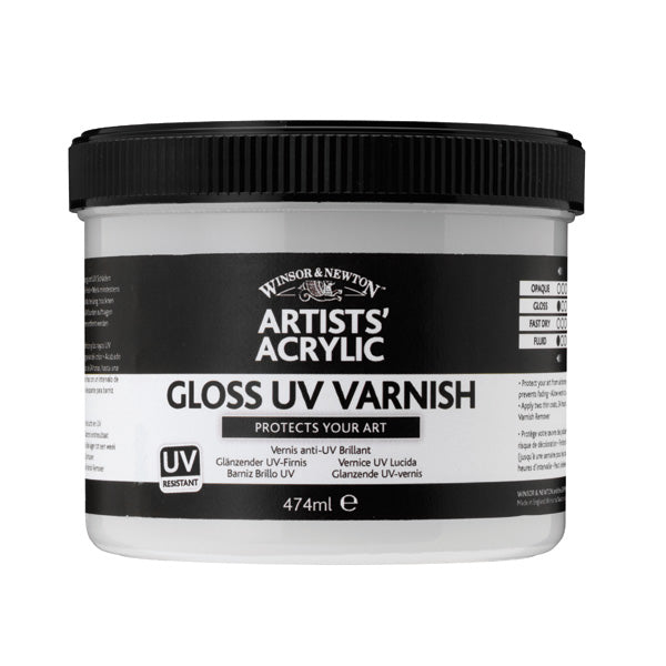 Winsor en Newton - Acryl Gloss UV Varnish - 450 ml van artiesten