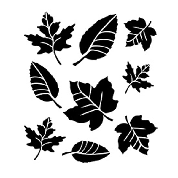 FA Stencil 8.5x9.5 " Leaf Variety