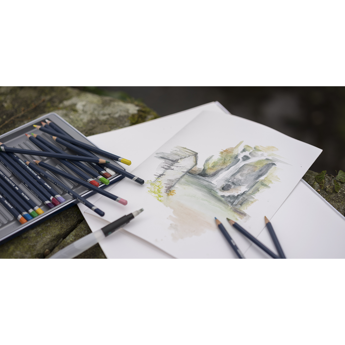 Derwent - Watercolour Pencil - 24 Tin