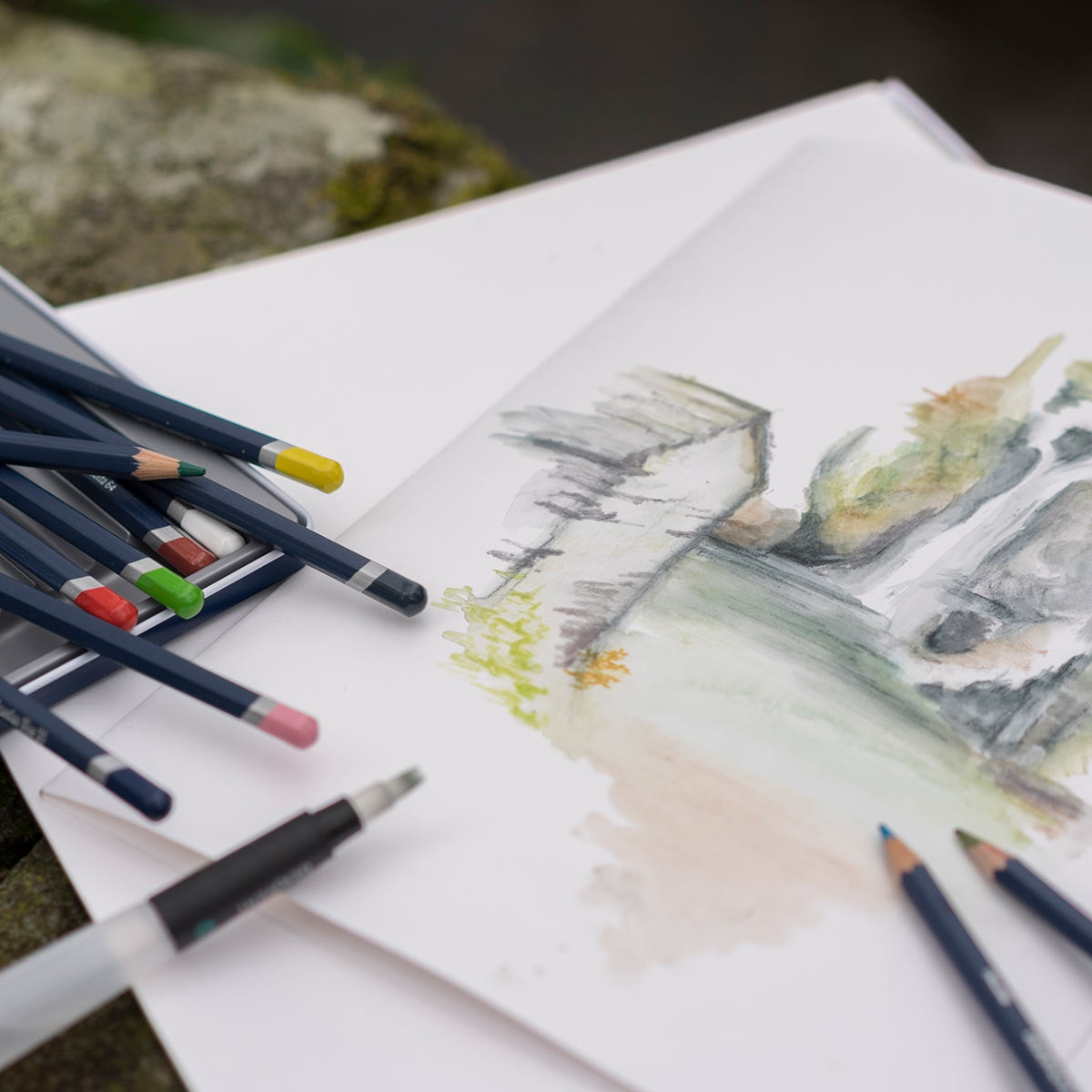 Derwent - Watercolour Pencil - 36 Tin
