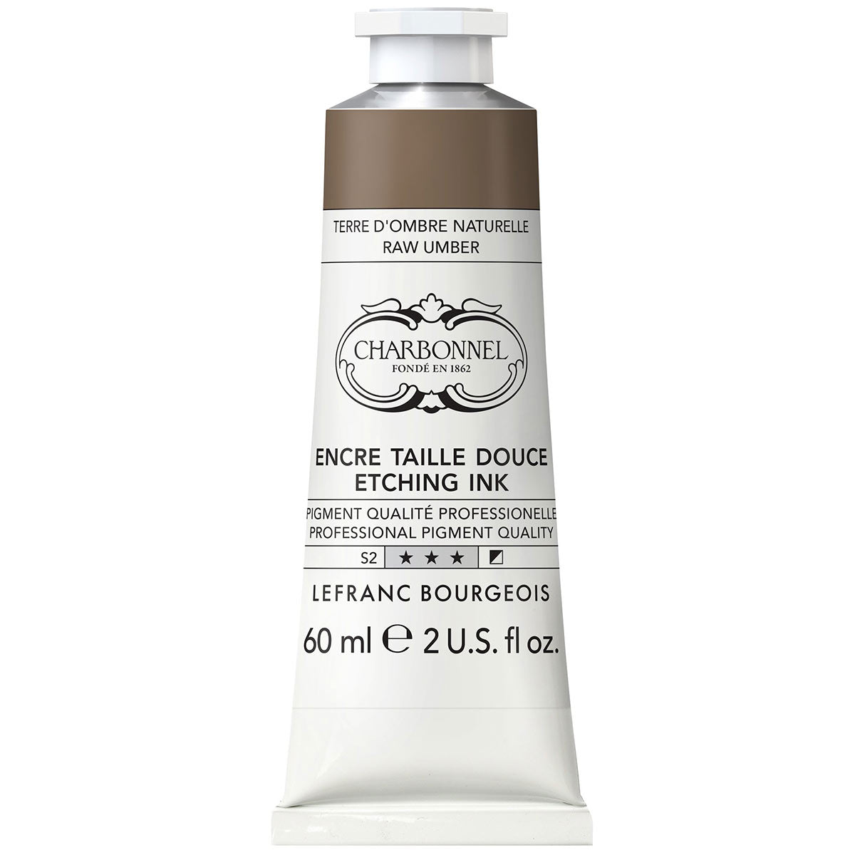 Charbonnel - Inchiostro ad incisione - 60 ml RAW Umber (S2)