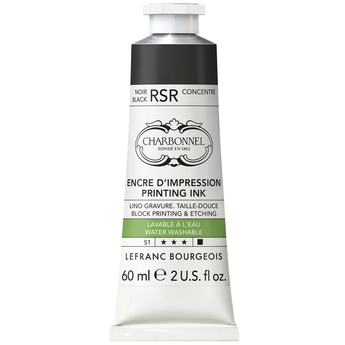 Charbonnel - Aqua Wash - 60 ml RSR noir