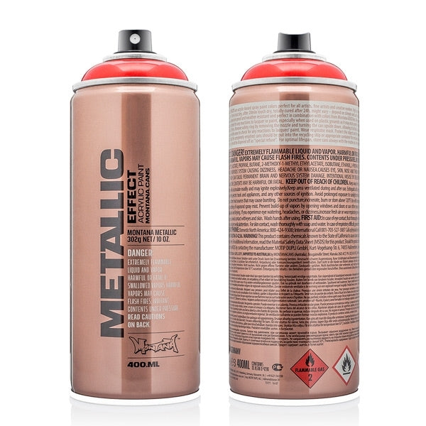 Effetto metallico del Montana - rosso - 400 ml