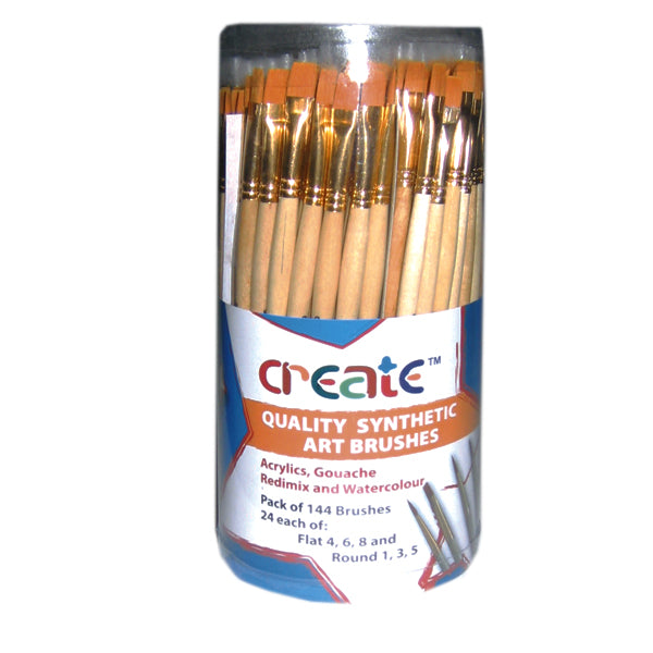 Crea - contenitore a pennello sintetico (144 pennelli)