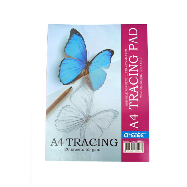 Create - Tracing Pad - A4 - 65gsm - 20 sheets