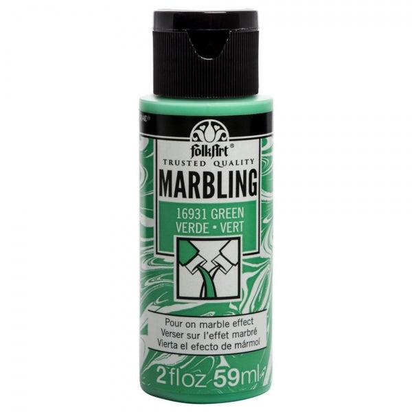 FolkArt Marbling Paints Acrylic 2oz 59ml Green