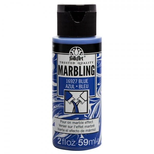 FolkArt Marbling Paints Acrylic 2oz 59ml Blue