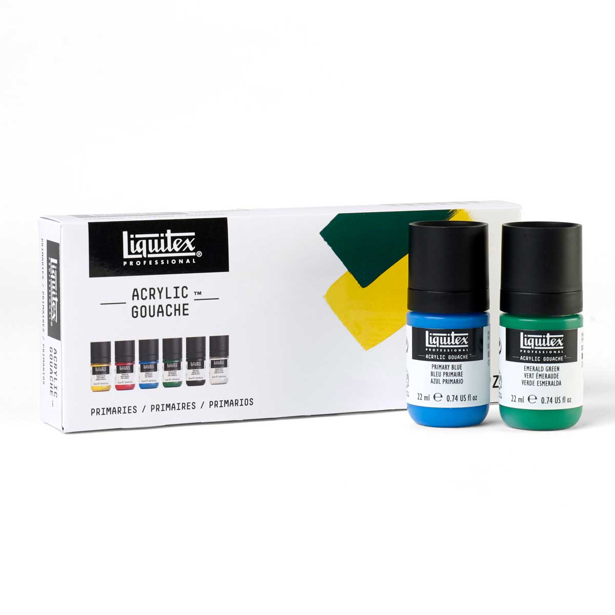 Liquitex - Professional Gouache Primary colours set 6 x 22ml