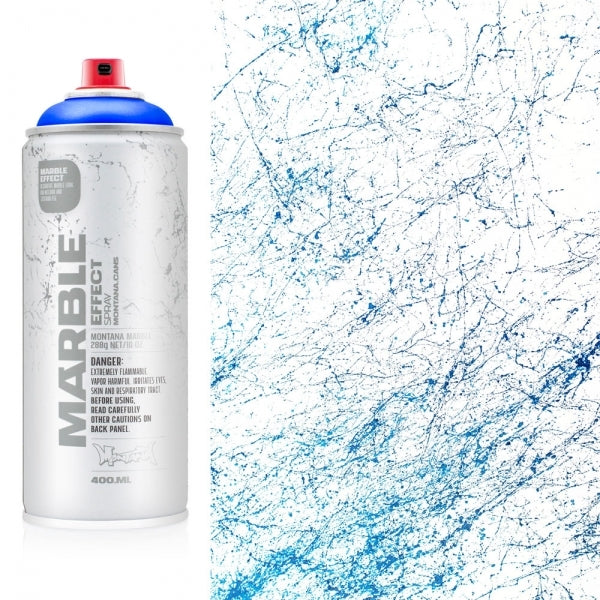 Montana - Marmeren effect - Blauw - 400 ml (EM500)