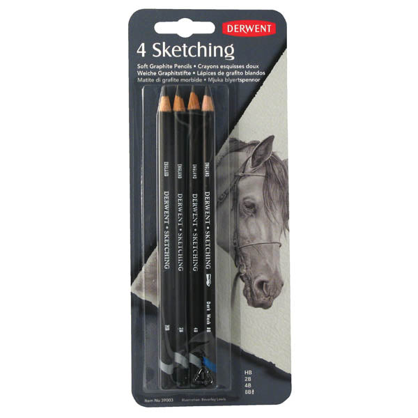 Derwent - Blister 4 Pack - Sketching Pencil