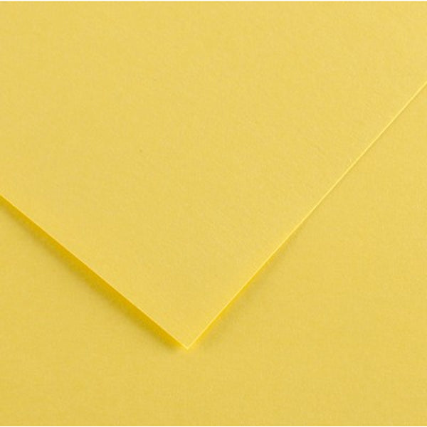 Canson - Vivaldi Poster Paper - 50 x 65cm 120gsm Straw Yellow