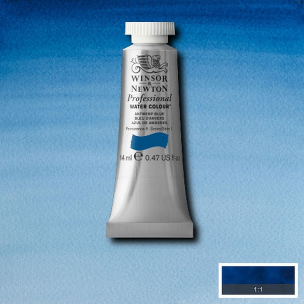 Winsor and Newton - Professional Artists' Watercolour - 14ml - Antwerp Blue