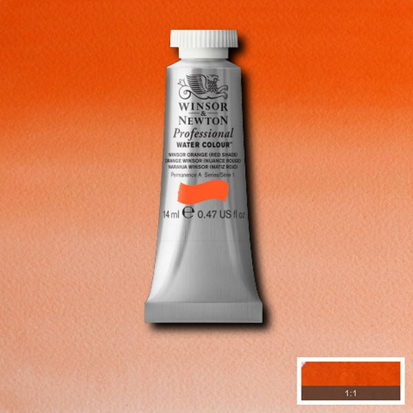 Winsor et Newton - Aquarelle des artistes professionnels - 14 ml - Shade rouge de Winsor Orange
