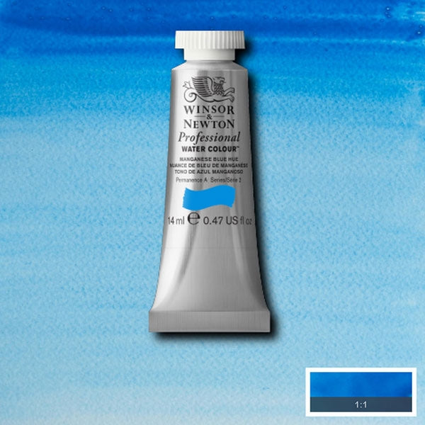 Winsor et Newton - Aquarelle des artistes professionnels - 14 ml - manganèse bleu teinte
