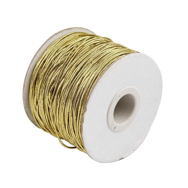Créer un métier - Cordon élastique -1 mm -Gold -100 m